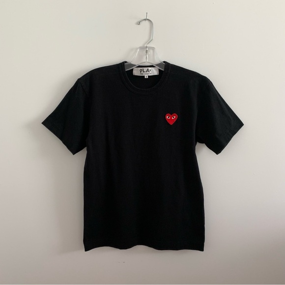 Comme des Garcons Other - Comme des Garçons PLAY Heart T-Shirt Black Small